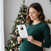 Weihnachts-Babyshower-Einladung Einladung