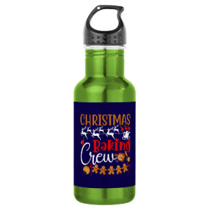 Weihnachts-Back-Crew-80543 Edelstahlflasche