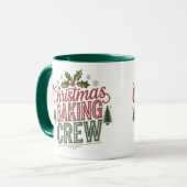 Weihnachts-Back-Crew-Tasse Tasse (Vorderseite Links)