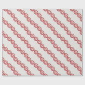 Weihnachts-Backbäckerdesign Geschenkpapier (Flach)