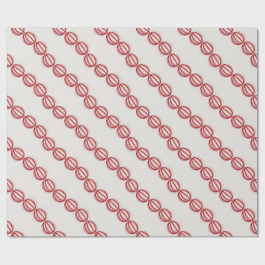 Weihnachts-Backbäckerdesign Geschenkpapier (Flach)