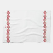 Weihnachts-Backbäckerdesign Geschirrtuch (Horizontal)