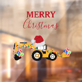 Weihnachts-Backhofsbauwagen Fensteraufkleber (Blatt 2)