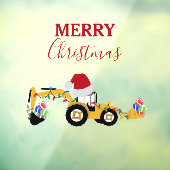 Weihnachts-Backhofsbauwagen Fensteraufkleber (Blatt 3)