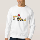 Weihnachts-Backhofsbauwagen Sweatshirt (Vorderseite)