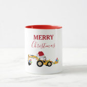 Weihnachts-Backhofsbauwagen Tasse (Zentrum)
