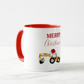 Weihnachts-Backhofsbauwagen Tasse (Vorderseite Links)