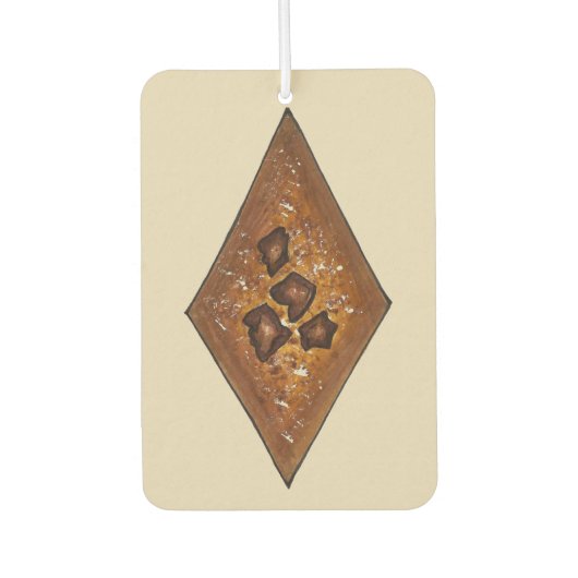 Weihnachts Backkuchen Zimt Sand Tee Weihnachtskeks Autolufterfrischer (Vorderseite)