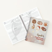 Weihnachts-Backrezepte Notebook Notizblock (Innenseite)