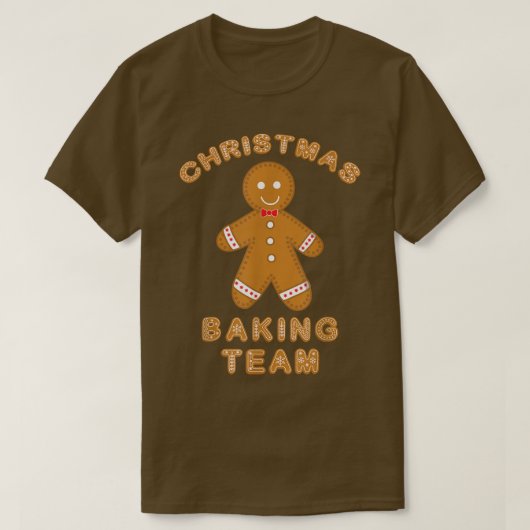 Weihnachts Backteam Cookie Ingwer Brot T - Shirt (Design vorne)