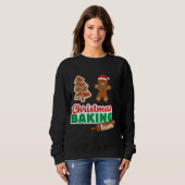 Weihnachts Backteam frohe Weihnachten Weihnachten Sweatshirt (Vorne ganz)
