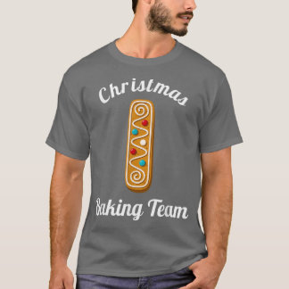 Weihnachts Backteam Letter I Holiday Match Fa T-Shirt