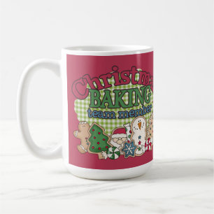 Weihnachts-Backteam-Mitglied Kaffee-Tasse Kaffeetasse