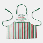 Weihnachts-Backteam Weihnachten Party Kinder Niedl Schürze (Vorderseite)