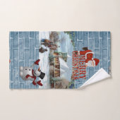 Weihnachts-Badetuch-Sets, Frohe Weihnachten Badhandtuch Set (Handtuch)