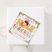 Weihnachts-Bagel-Geschenk-Tag Geschenkanhänger (Beispiel)