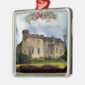 Weihnachts-Bain-Clans Tulloch-Castle-Foto Ornament Aus Metall (Links)