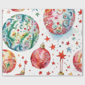 Weihnachts-Ball Delight Geschenkpapier (Flach)
