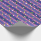 Weihnachts Ballerina - Balletttänzer Geschenkpapier (Ecke)