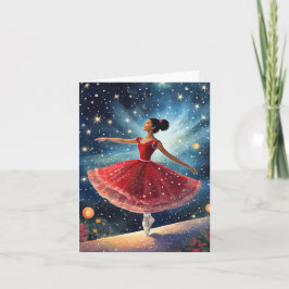 Weihnachts Ballerina Karte