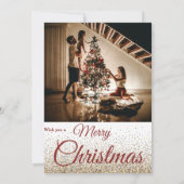 Weihnachts-Barbeque-Brunch Einladung (Rückseite)