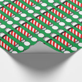 Weihnachts-Barberholzpolen 2 Geschenkpapier (Ecke)