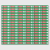 Weihnachts-Barberholzpolen 2 Geschenkpapier (Flach)