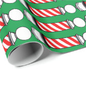 Weihnachts-Barberholzpolen 2 Geschenkpapier (Rolleneckpunkt)