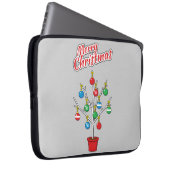 Weihnachts-Bare-Branch Tree - Frohe Weihnachten Laptopschutzhülle (Vorne Rechts)