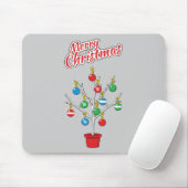 Weihnachts-Bare-Branch Tree - Frohe Weihnachten Mousepad (Mit Mouse)