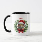 Weihnachts-Bartagame-Tasse Tasse (Links)
