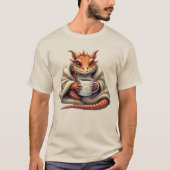 Weihnachts-Bartete Drache Ugly Geschenk für Kaffee T-Shirt (Vorderseite)