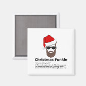 Weihnachts Bartett Funkle Funny Oncle Definition Magnet (Vorderseite/Rückseite)