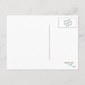 Weihnachts-Baseball-Ball-Weihnachtsmannmütze Postk Feiertagspostkarte (Rückseite)