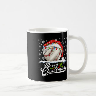 Weihnachts Baseball Ball Weihnachtsmannmütze Xmas Kaffeetasse