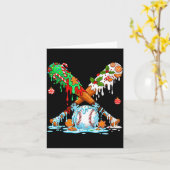 Weihnachts-Baseball-Eis-Drip-Candy-Spieltag B Karte (Gelbe Blume)