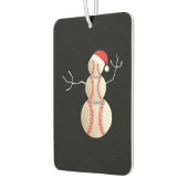 Weihnachts-Baseball-Hemd mit Snowman-Baseball Autolufterfrischer (Links)