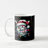 Weihnachts-Baseball-Junge-Jugend-Kind-Männer-Santa Kaffeetasse (Links)