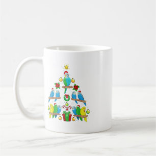 Weihnachts-Baseball mit Weihnachtsmannmütze Frohe Kaffeetasse