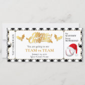 Weihnachts-Baseball-Ticket, Überraschungsgutschein (Vorderseite)