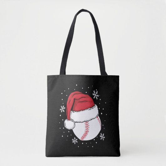 Weihnachts-Baseball-Weihnachtsfeiertage Tasche (Vorderseite)