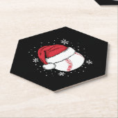 Weihnachts-Baseball-Weihnachtsfeiertage Untersetzer (angewinkelt)