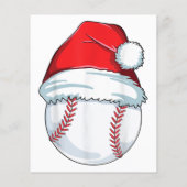 Weihnachts Baseball Weihnachtsmannmütze Ball Kinde (Rückseite)