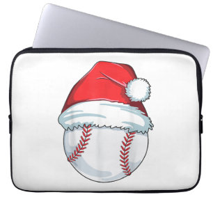 Weihnachts Baseball Weihnachtsmannmütze Ball Kinde Laptopschutzhülle