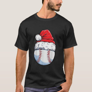Weihnachts-Baseball-Weihnachtsmannmütze Funny Spo T-Shirt
