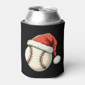 Weihnachts-Baseball-Weihnachtsmannmütze Funny Spor Dosenkühler (Kanne Vorderseite)