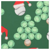 Weihnachts-Baseballbaum Stoff (Nahaufnahme)