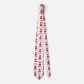 Weihnachts-Basketball-Sportball-Party Krawatte (Vorderseite)