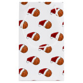 Weihnachts-Basketball und Hoop Kleine Geschenktüte (Rückseite)