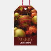 Weihnachts Baubles Geschenktasten Geschenkanhänger (Vorderseite)